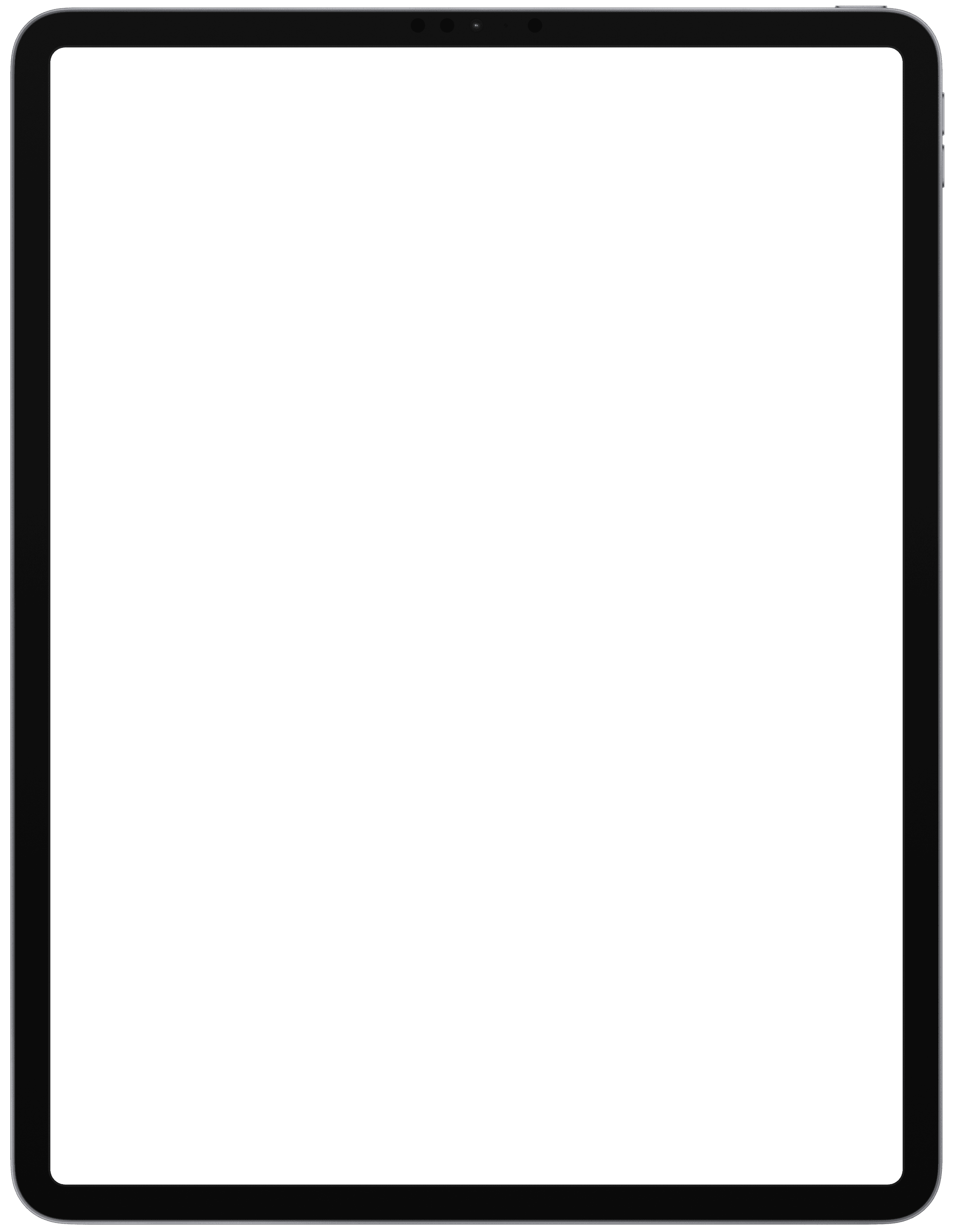 iPad bezel