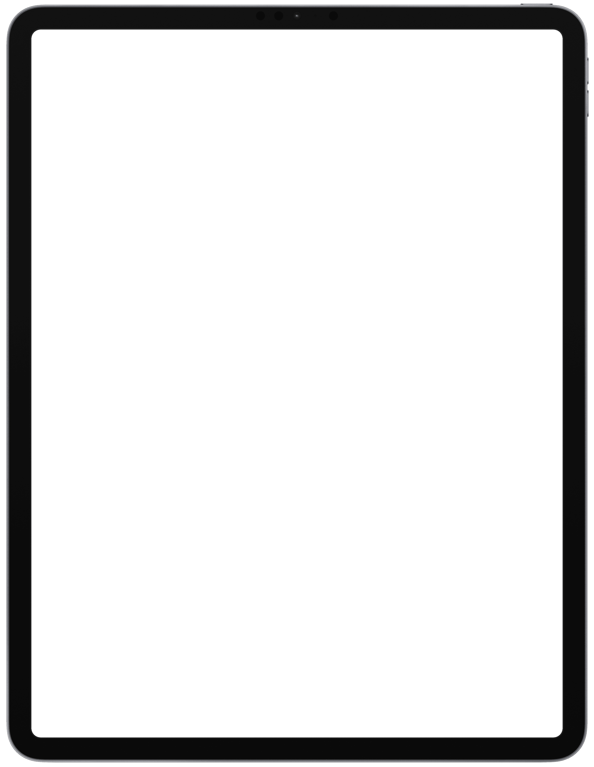 iPad bezel